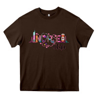 Chocolate Brown nurse life Heavy Core Tee - BarkalooDesign