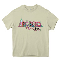 Mossy nurse life Heavy Core Tee - BarkalooDesign
