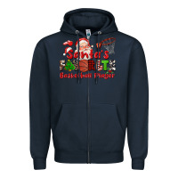 Navy santas favorite basketball player Zipper Hoodie - CowGirlArtShop