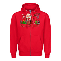Red santas favorite basketball player Zipper Hoodie - CowGirlArtShop