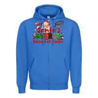 True Royal santas favorite basketball player Zipper Hoodie - CowGirlArtShop