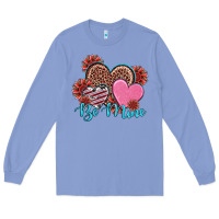 Colony Blue valentine's day be mine hearts sunflower Long Sleeve Tee - RanaPortraitStore