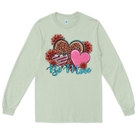 Matcha valentine's day be mine hearts sunflower Long Sleeve Tee - RanaPortraitStore