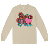 Mushroom valentine's day be mine hearts sunflower Long Sleeve Tee - RanaPortraitStore
