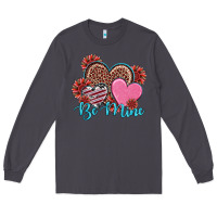 Smoke valentine's day be mine hearts sunflower Long Sleeve Tee - RanaPortraitStore