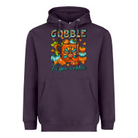 Plum Gobble Til You Wobble Coffee Mug Heavyweight Hoodie - FaDigitalArtStudio