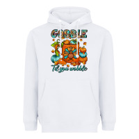White Gobble Til You Wobble Coffee Mug Heavyweight Hoodie - FaDigitalArtStudio