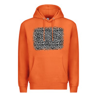 Carrot grey leopard background Premium Hoodie - OliviaCreatesArt