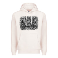 Pale Pink grey leopard background Premium Hoodie - OliviaCreatesArt