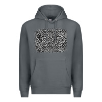 Rock grey leopard background Premium Hoodie - OliviaCreatesArt