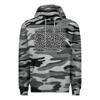 Slate Camo grey leopard background Premium Hoodie - OliviaCreatesArt