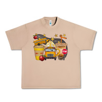Burro School Bus Coffee And Star Bbs Urban Heavy Tee - BundleAndBundleShop