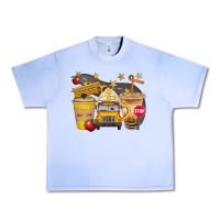 Grape Ice School Bus Coffee And Star Bbs Urban Heavy Tee - BundleAndBundleShop