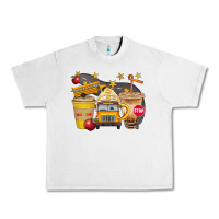 Lunar Rock School Bus Coffee And Star Bbs Urban Heavy Tee - BundleAndBundleShop
