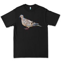Black American Dove Premium Tee - LillyAllenDesigns