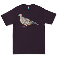 Plum American Dove Premium Tee - LillyAllenDesigns