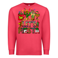 Cardinal Let's Fiesta Mexico Coffee Cups With Cactus Premium Sweatshirt - FaDigitalArtStudio