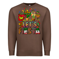 Chestnut Let's Fiesta Mexico Coffee Cups With Cactus Premium Sweatshirt - FaDigitalArtStudio