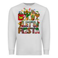 Dove Grey Let's Fiesta Mexico Coffee Cups With Cactus Premium Sweatshirt - FaDigitalArtStudio