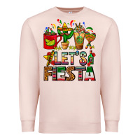 Pale Pink Let's Fiesta Mexico Coffee Cups With Cactus Premium Sweatshirt - FaDigitalArtStudio