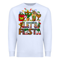 White Let's Fiesta Mexico Coffee Cups With Cactus Premium Sweatshirt - FaDigitalArtStudio
