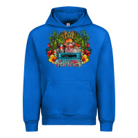 Cobalt Summer Urban Hoodie - CowhideDigitalArt