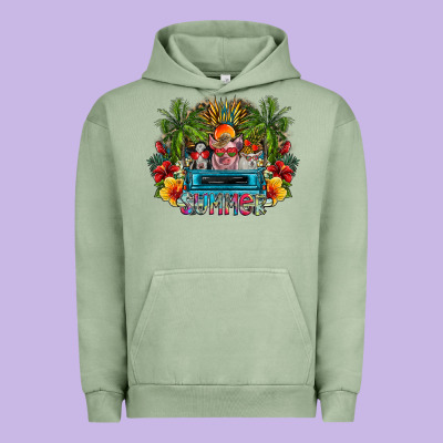 Summer Urban Hoodie Designed By Cowhidedigitalart