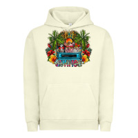 Pigment Pistachio Summer Urban Hoodie - CowhideDigitalArt