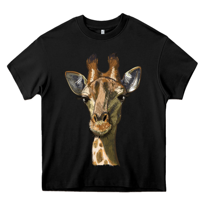 Giraffe Head Heavy Core Tee by LillyAllenDesigns | Teevron