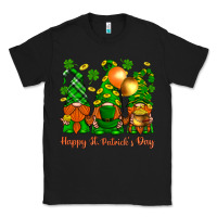 Black happy st. patricks day with gnomies Classic Tee - BundleAndBundleShop