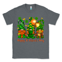Charcoal Heather happy st. patricks day with gnomies Classic Tee - BundleAndBundleShop