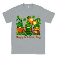 Heather Grey happy st. patricks day with gnomies Classic Tee - BundleAndBundleShop