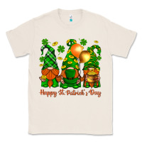 Natural happy st. patricks day with gnomies Classic Tee - BundleAndBundleShop