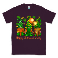 Plum happy st. patricks day with gnomies Classic Tee - BundleAndBundleShop