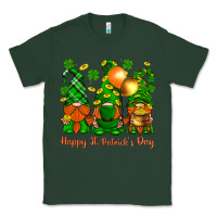 Sports Green happy st. patricks day with gnomies Classic Tee - BundleAndBundleShop