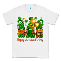 White happy st. patricks day with gnomies Classic Tee - BundleAndBundleShop