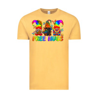Vintage Mustard LGBTQ Free Hugs Gnomes Vintage Tee - BundleAndBundleShop