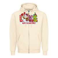 Sandshell love christmas snowman Zipper Hoodie - CowGirlArtShop