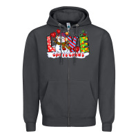 Smoke love christmas snowman Zipper Hoodie - CowGirlArtShop