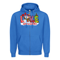 True Royal love christmas snowman Zipper Hoodie - CowGirlArtShop