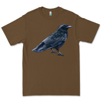 Cacao American Crow Premium Tee - LillyAllenDesigns