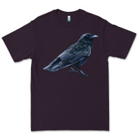 Plum American Crow Premium Tee - LillyAllenDesigns