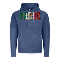 Vintage Denim Mexican Flag Padre Vintage Hoodie - Jasminsmagicworld