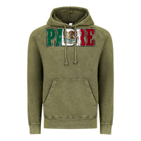 Vintage Olive Mexican Flag Padre Vintage Hoodie - Jasminsmagicworld