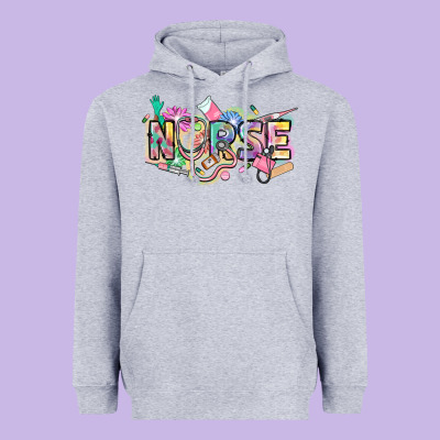Nurse Heavyweight Hoodie Designed By Fadigitalartstudio