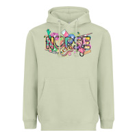Matcha Nurse Heavyweight Hoodie - FaDigitalArtStudio