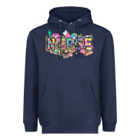 Navy Nurse Heavyweight Hoodie - FaDigitalArtStudio