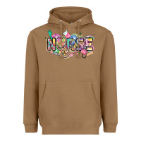 Toasted Coconut Nurse Heavyweight Hoodie - FaDigitalArtStudio