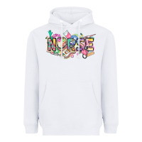 White Nurse Heavyweight Hoodie - FaDigitalArtStudio