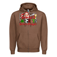 Chestnut santas favorite soccer player Zipper Hoodie - CowGirlArtShop